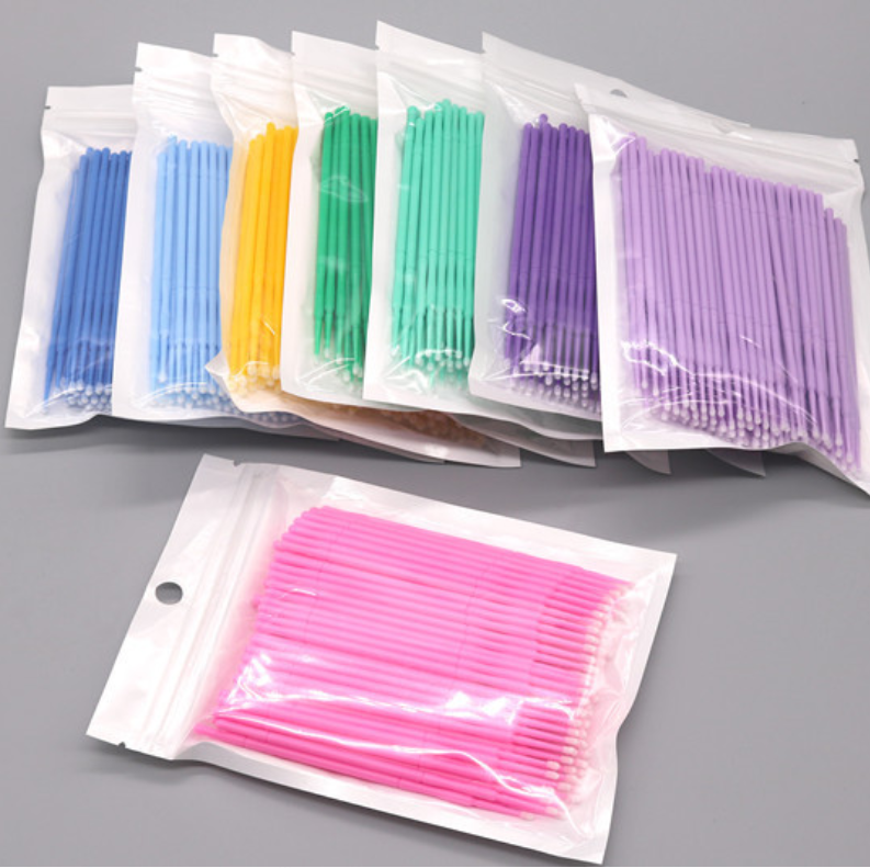 Eyelash Cotton Swabs 100 pcs 2.5mm head