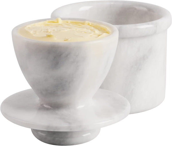 Marble Butter Keeper Crock