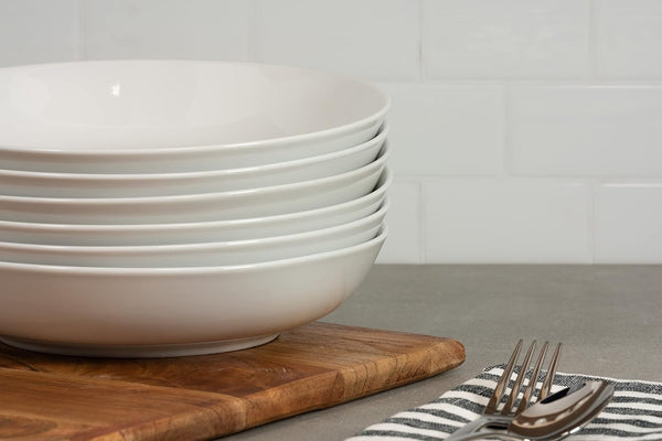Simply White Pasta Bowls Set